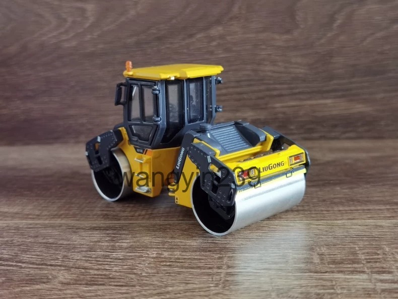 1:50 Liugong Double Steel Wheel Road Roller Model Alloy Engineering Vehicle Mode