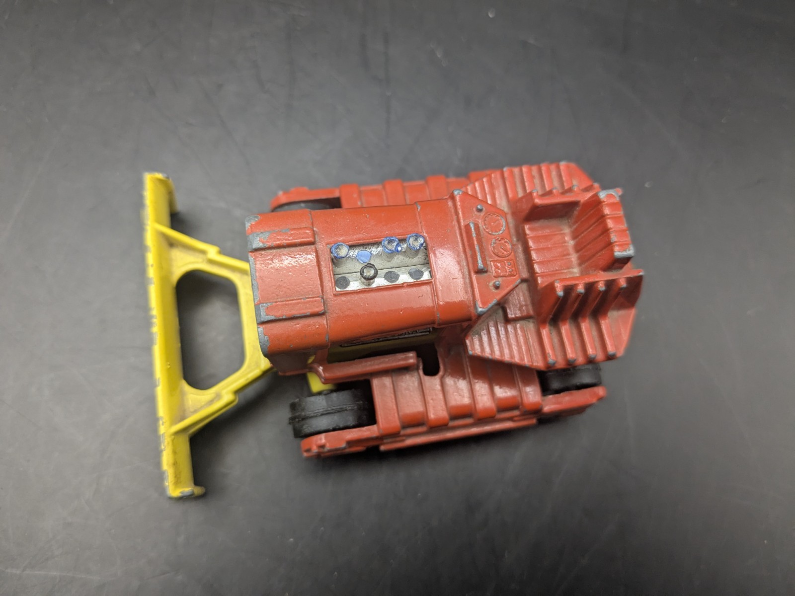 Vintage 1974 Matchbox Die Cast Metal Super Kings K-23 Super Bulldozer Lesney