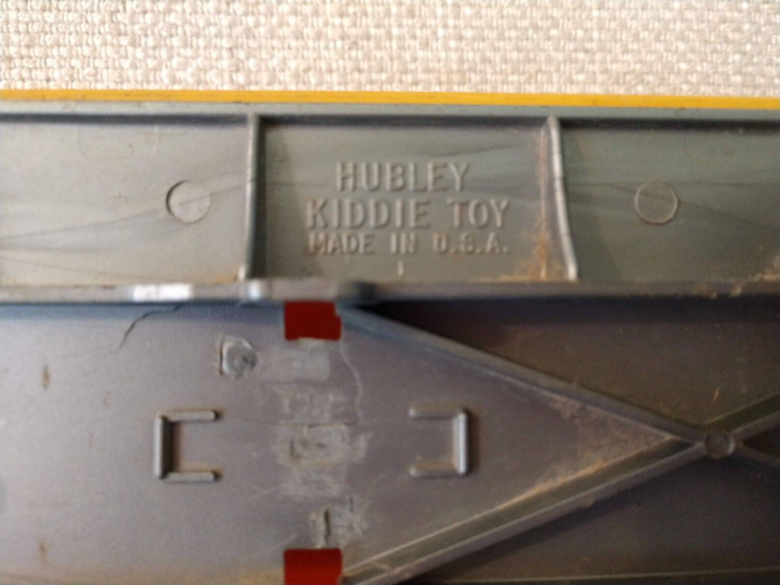 Vintage 1965 Hubley Livestock Cattle Trailer Truck