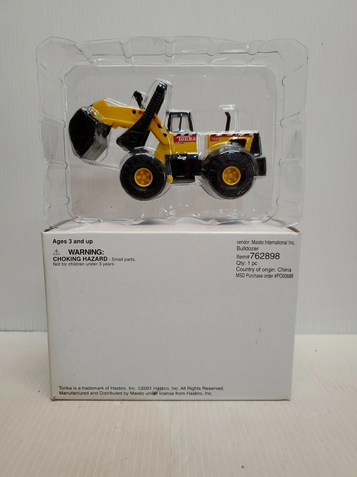 2001 Maisto Tonka Hasbro Bulldozer 762898