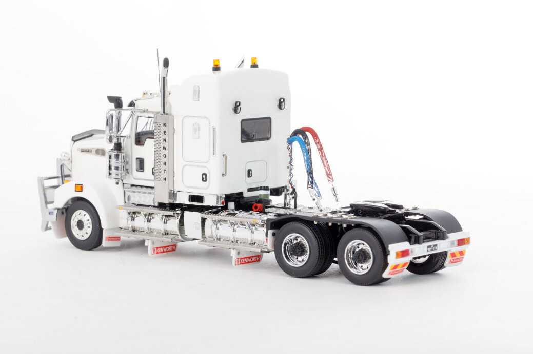Kenworth T909 Prime Mover Truck – White/Black Drake 1:50 Scale Model #Z01472 New