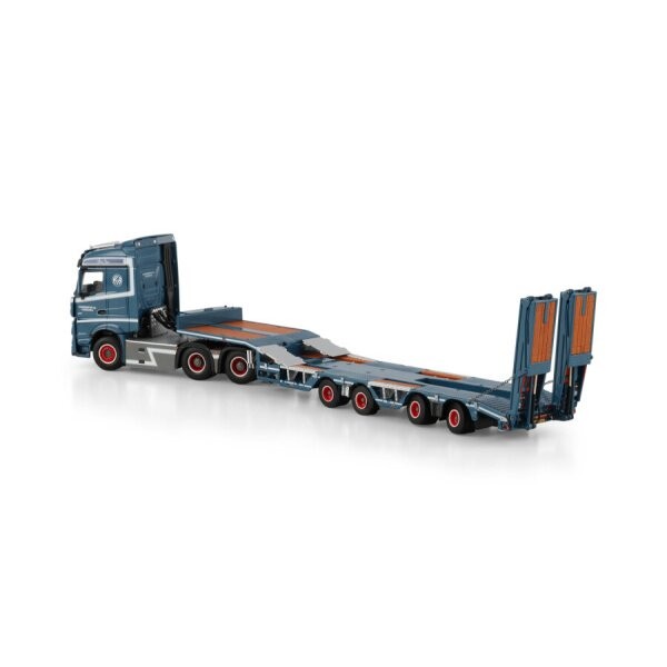 1:50 WSI MB MP4 6X4 Flatbed Trailer Alloy Model KAI ANDERSENS 01-4895