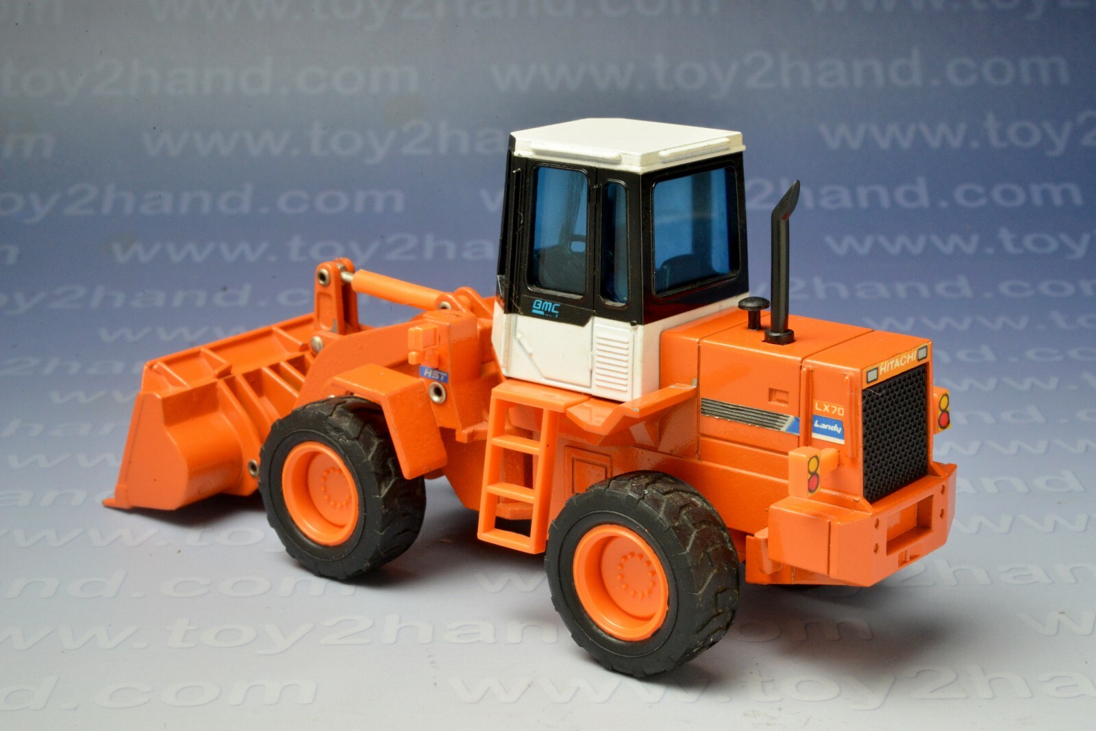 SHINSEI NO.90619-1 HITACHI LX70 SUPER WHEEL LOADER, JAPAN 1990 SCALE 1:40