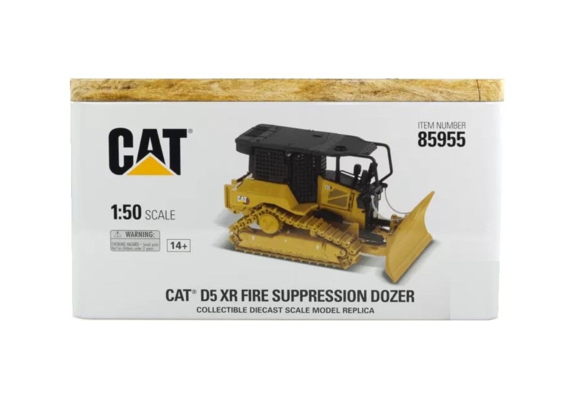 Cat D5 XR Fire Dozer – High Line – Diecast Masters 1:50 Scale Model #85955 New