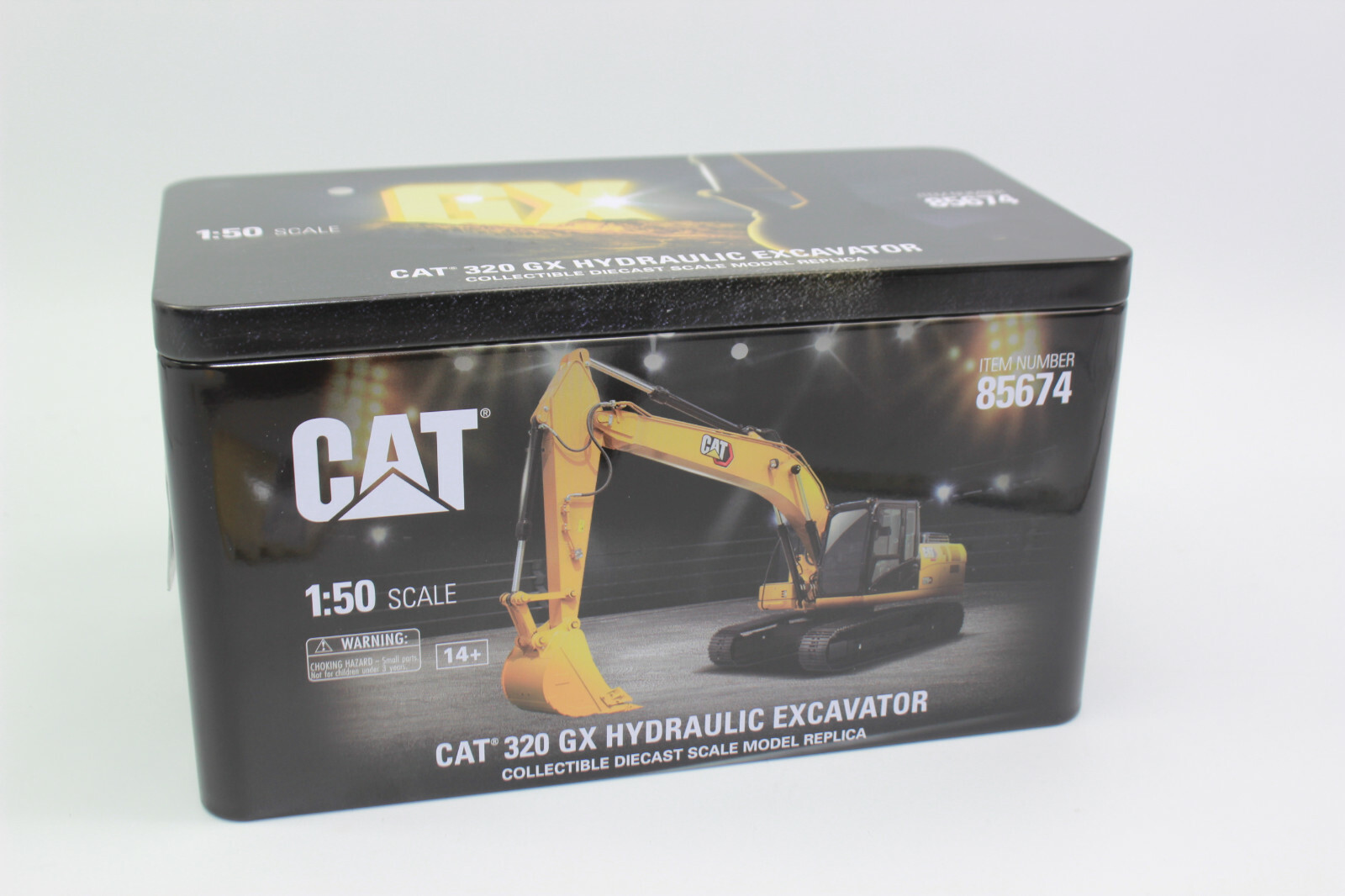 Diecast Masters 85674 Caterpillar 320 GX Excavator Diecast Stand Model 1:50