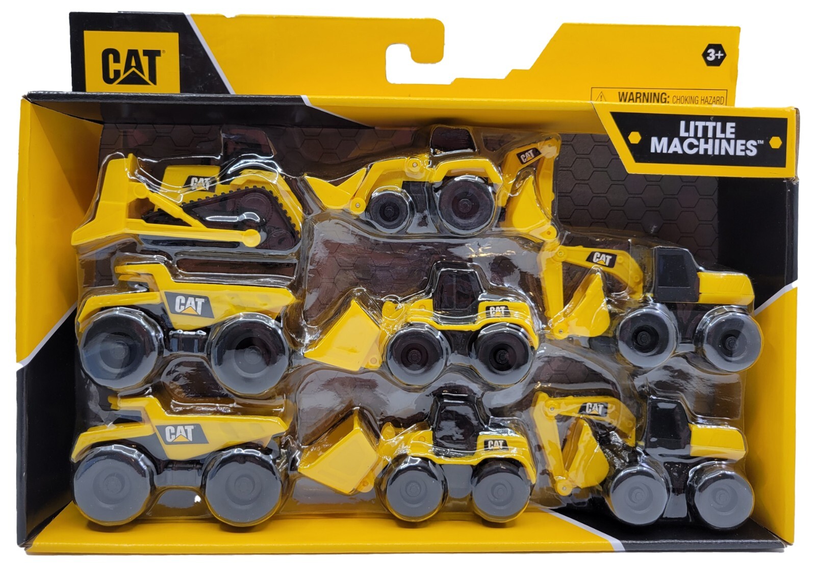 CAT Little Machines Megapack 3 inch 8-Pack Caterpillar Constuction Vehicles NEW