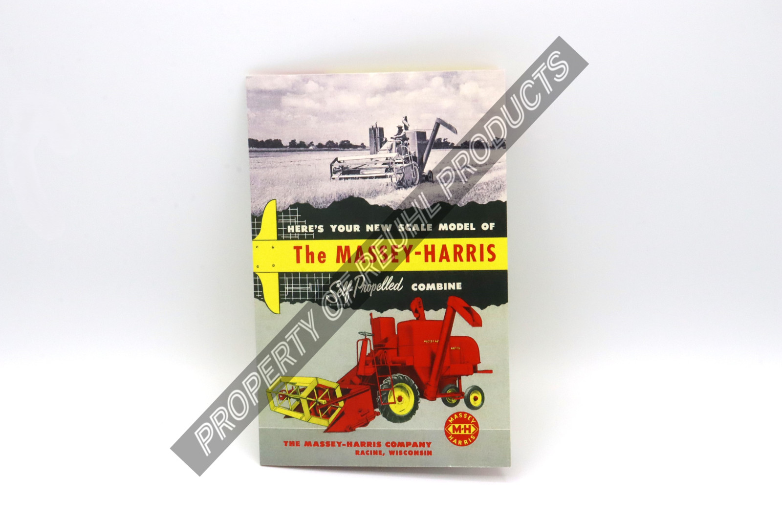 Reuhl – Massey Harris – Self-Propelled Combine – Assembly Sheet – Official Print