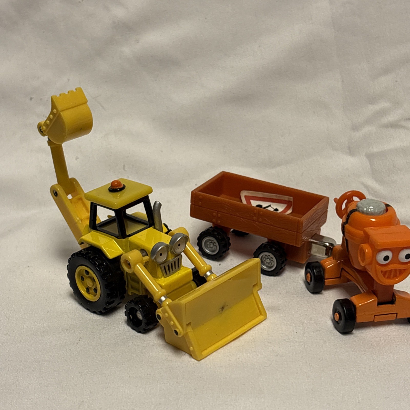 Bob The Builder Diecast Scoop The Digger Dizzy Trailer 2.75″ Learning Curve 2004