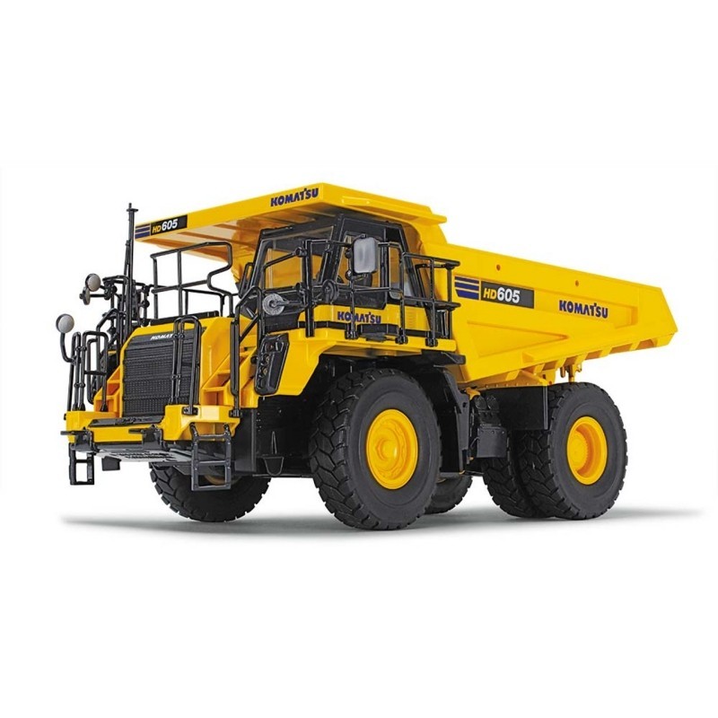 FirstGear 1:50 Komatsu HD605-8 Dump Truck Mine Card, Alloy Car Model