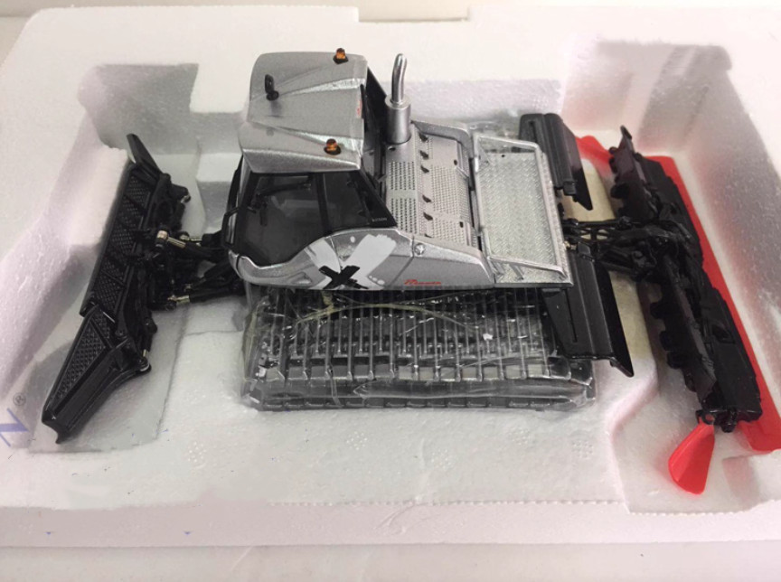 1:43 ROS BISON X Snowplow Snowplough Construct Machine Equipment Diecast Model