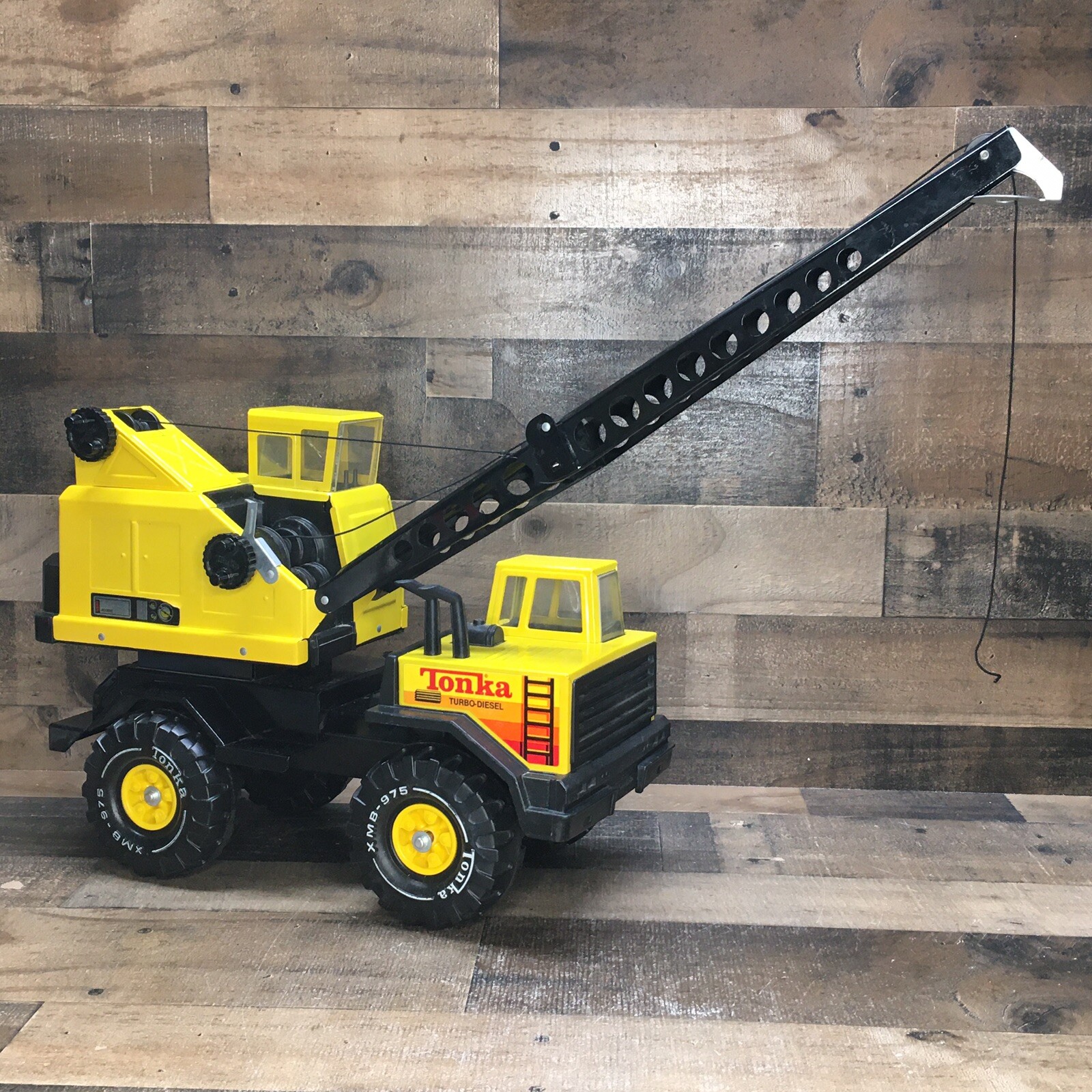 Vintage Tonka Turbo-Diesel Crane 54782 A *Missing Bucket/Scoop* Made In USA*