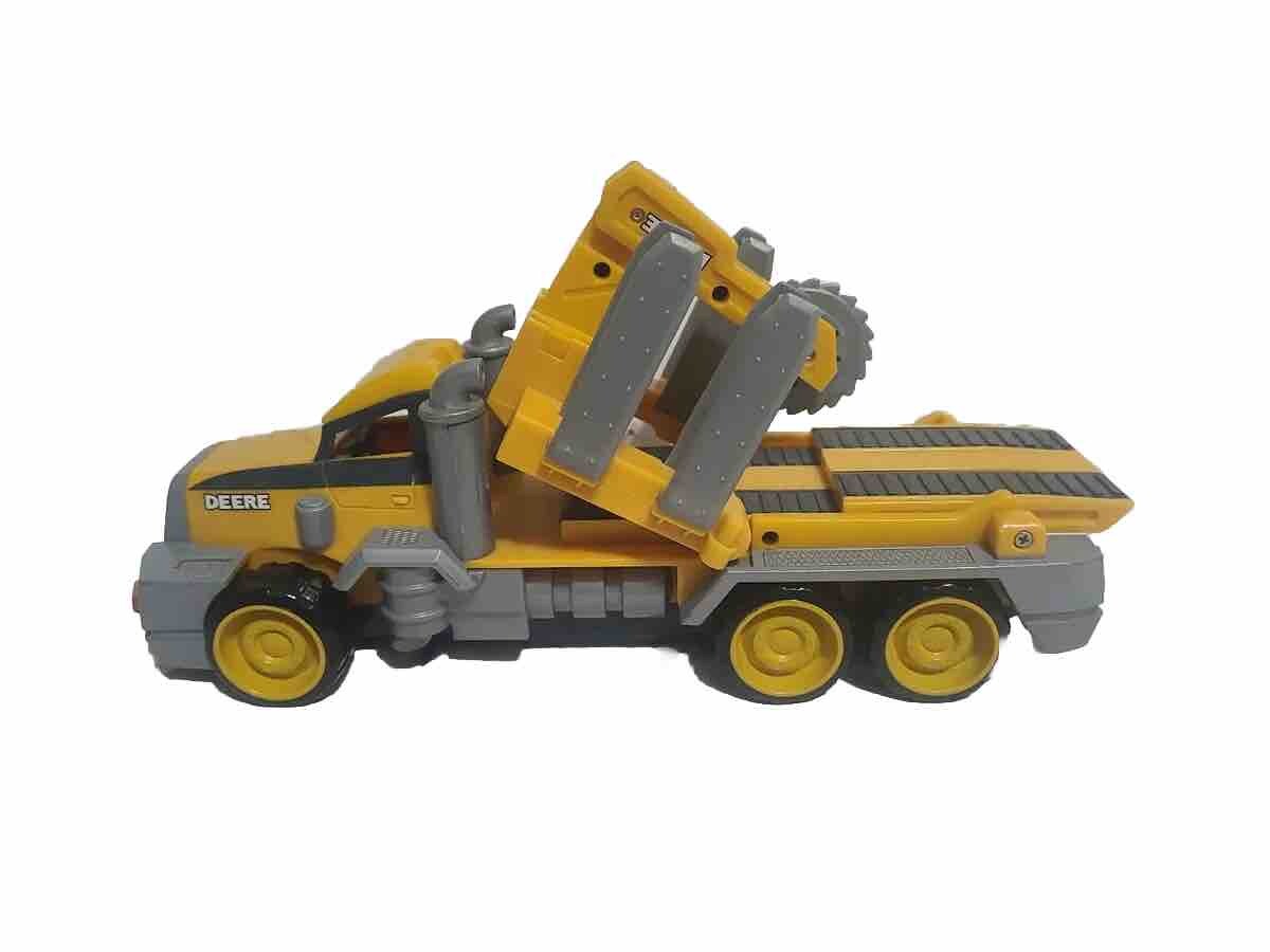 John Deere Saw Haul Semi Truck Plastic 10″ READ Construction Johnny Lightning