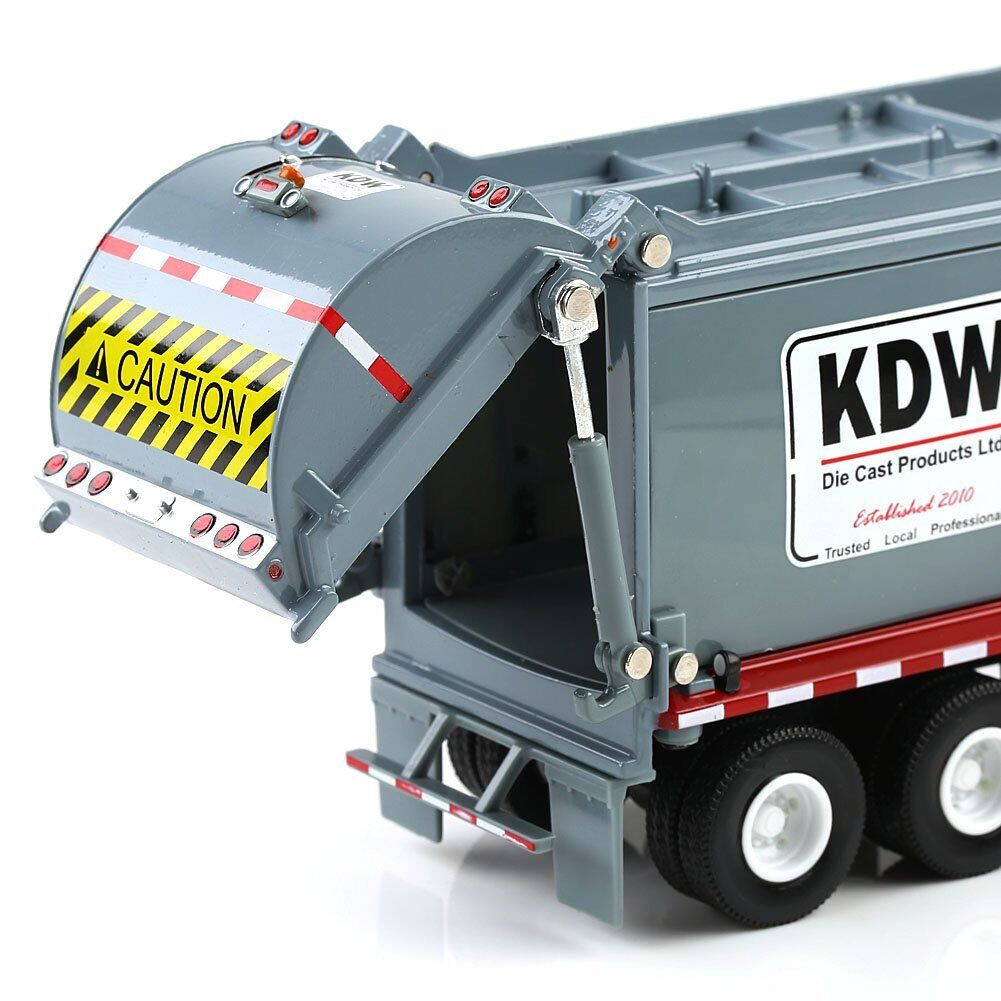 Diecast Material Handling Transport Truck 1:24 Scale Waste Removal Vehicle Model