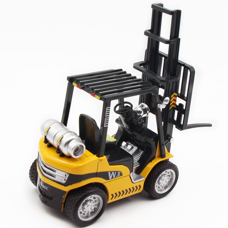1/24 Forklift Truck Construction Equipment Model Diecast Fork Truck Toy Vehicle