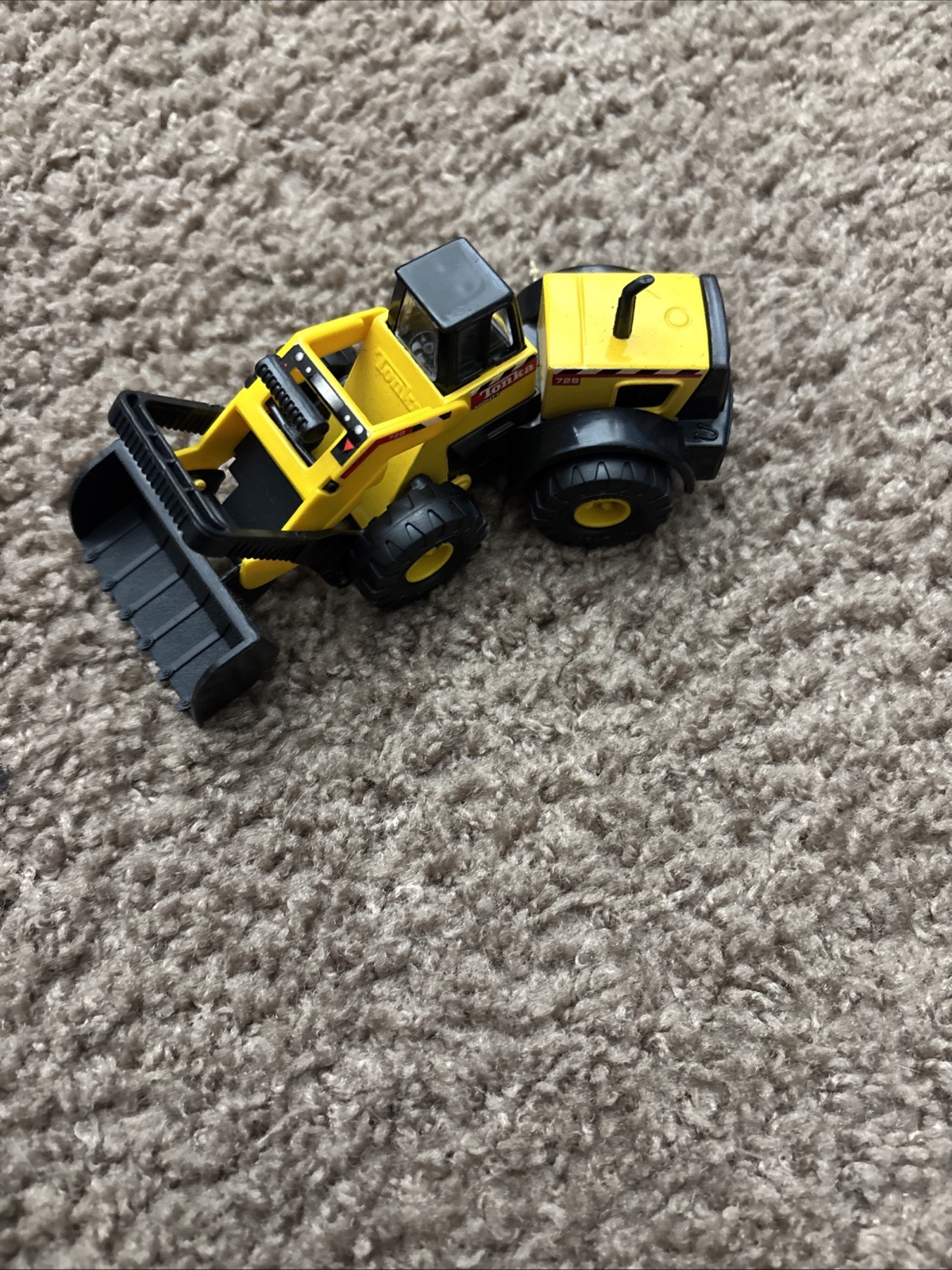 Vintage Tonka Mighty Front End Loader 728 Construction Toy Diecast Plastic USA