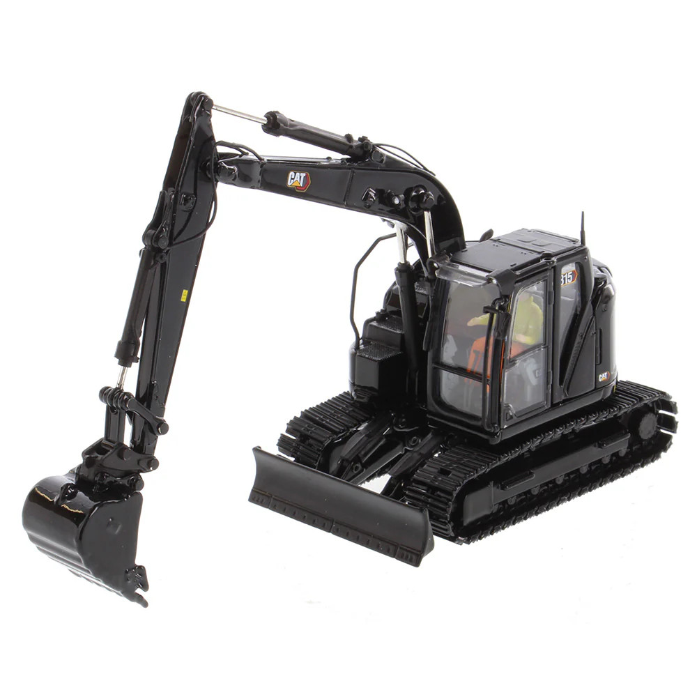Caterpillar 315 Hydraulic Excavator Black 1:50 Diecast Masters #85957