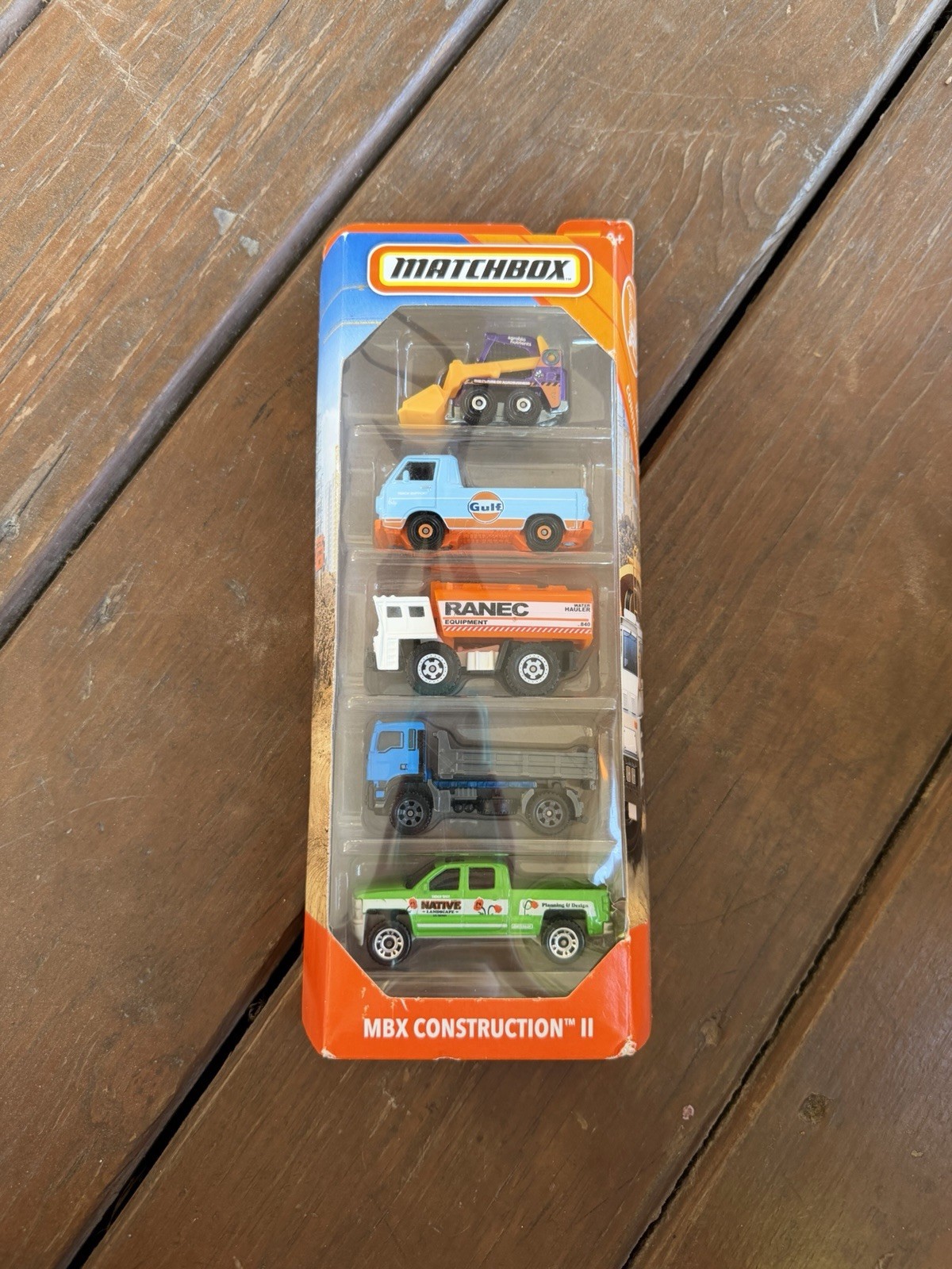 Matchbox MBX Construction II 5-Pack Diecast Construction Vehicles, 2019