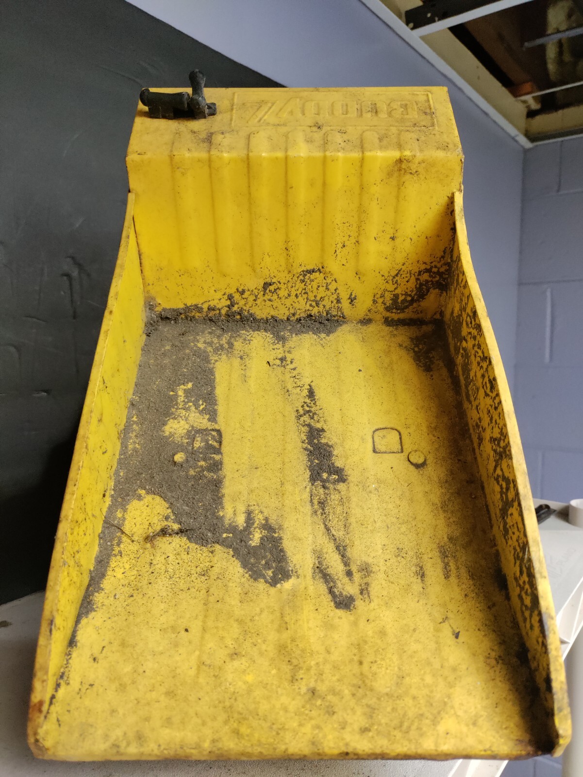 Vintage Buddy L Big Bruiser Construction Dump Truck Pressed Steel.