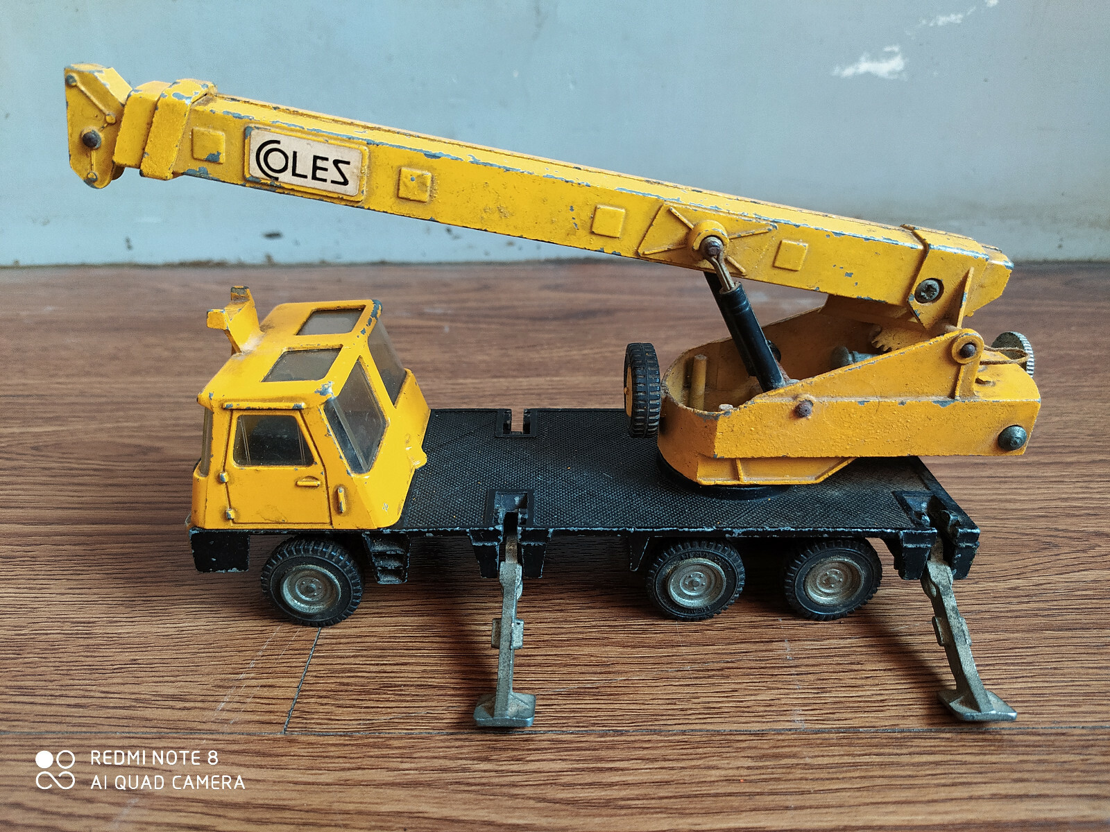Rare old diecast “COLES HYDRA TRUCK” of 70’s dinky toys made in England.