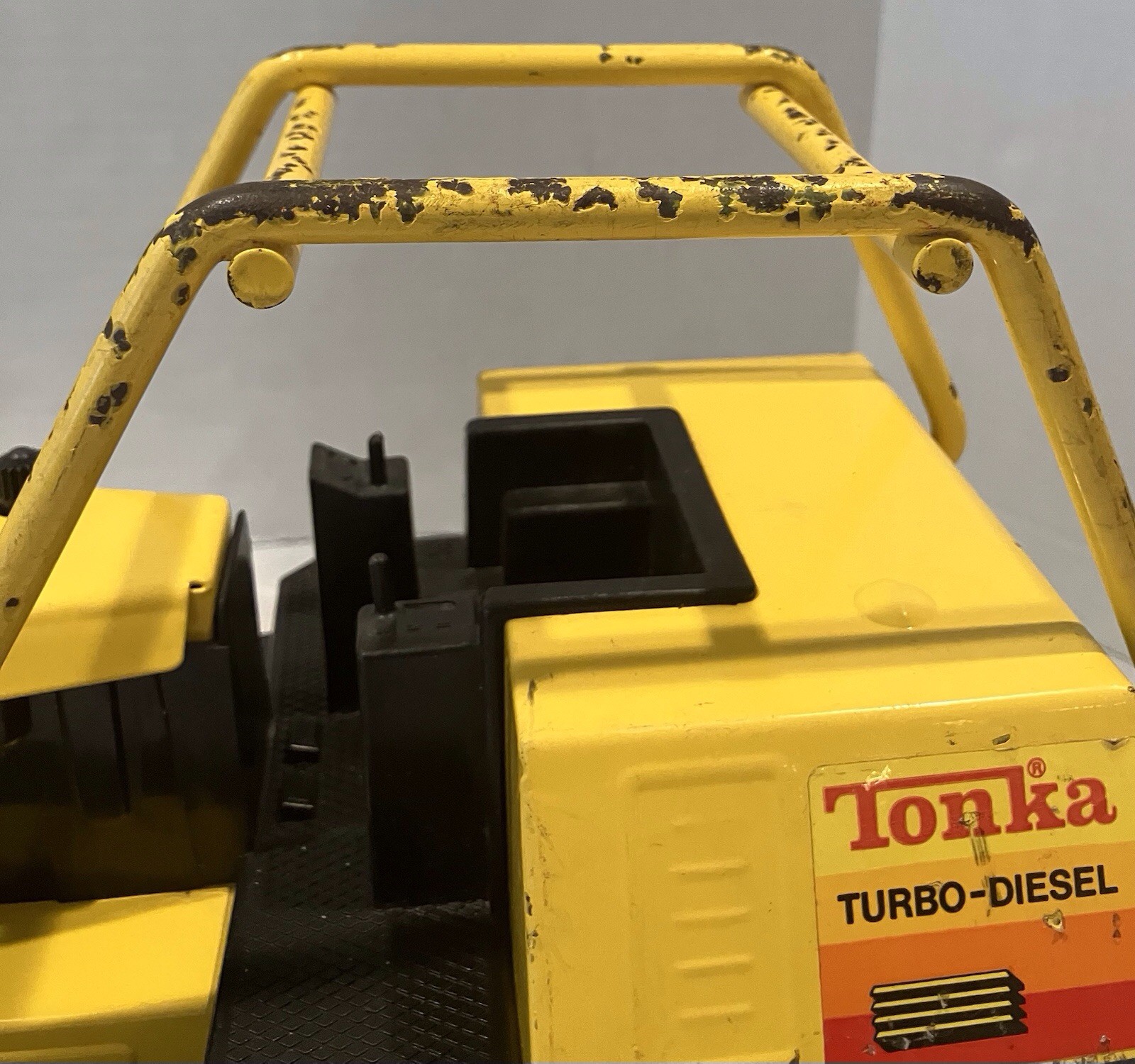 Vintage Tonka Turbo-Diesel Bulldozer, 17”, Pressed Steel