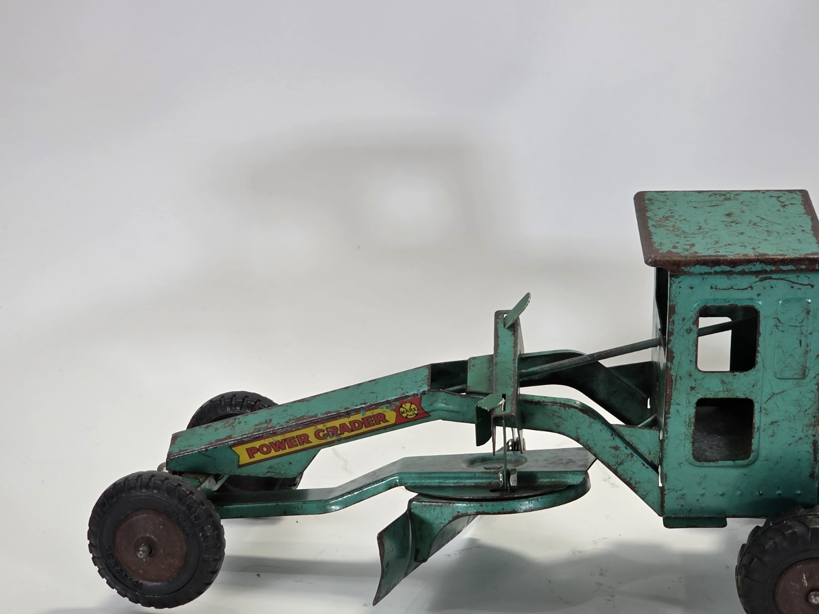 Vintage 1950’s Marx, Power Grader, Steel Toy, Good Condition, Green