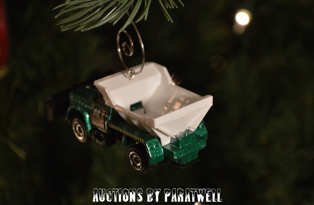 Highway Maintenance SnowPlow Salt Truck Custom Christmas Ornament 1/64 DOT MDOT