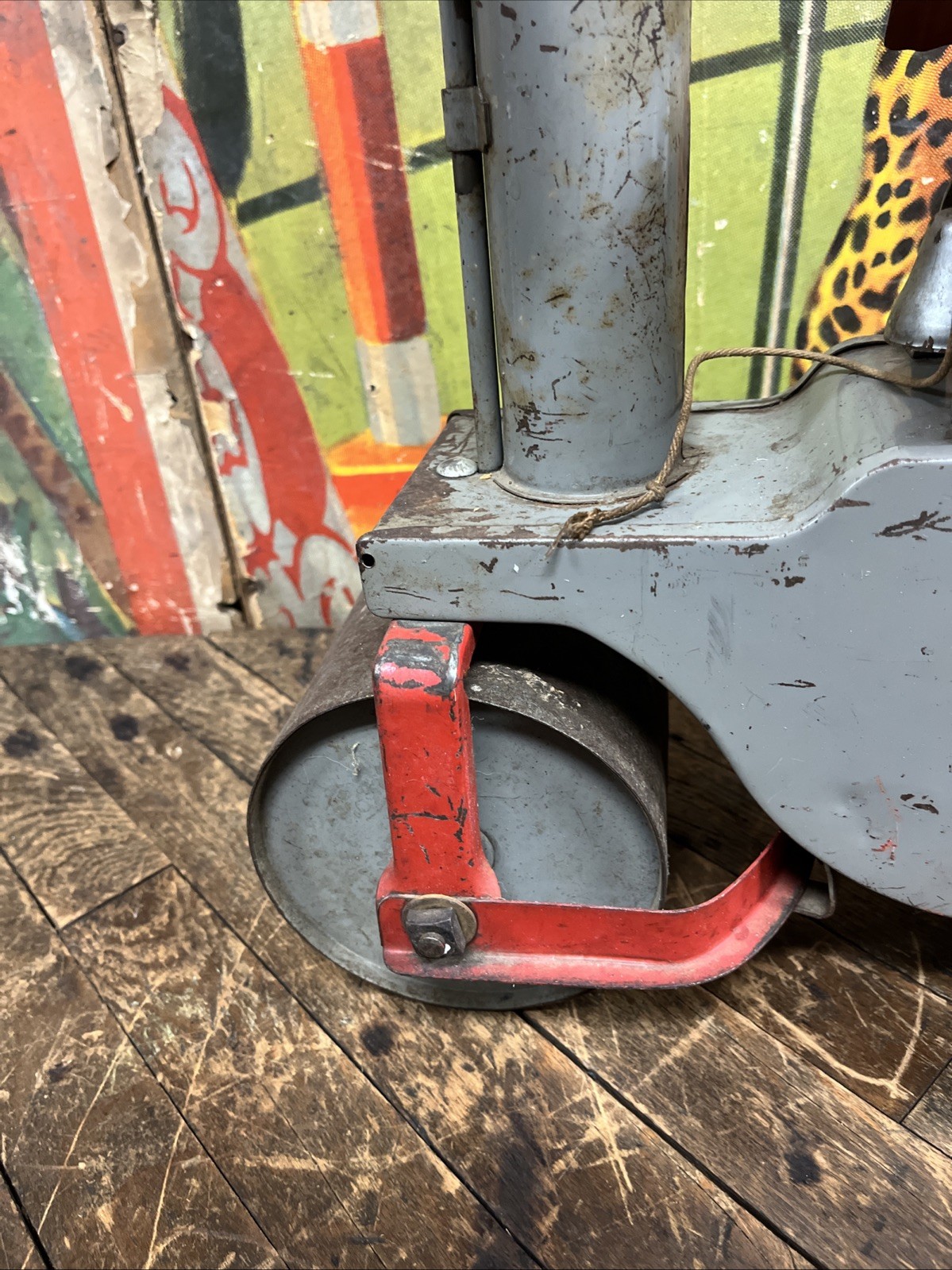 VINTAGE C. 1930 KEYSTONE RIDE ON STEAM ROLLER CONSTRUCTION STEELCRAFT WYANDOTTE