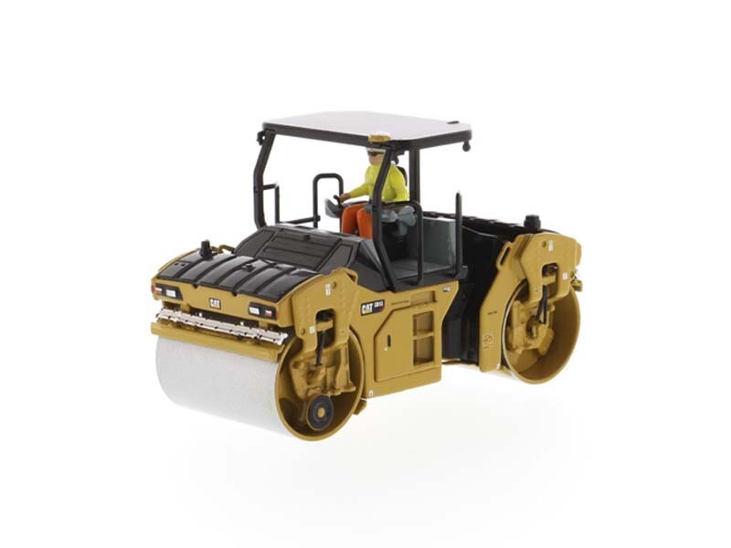 CAT CB-13 Tandem Vibratory Roller w/ ROPS 1:50 Model – Diecast Masters 85594