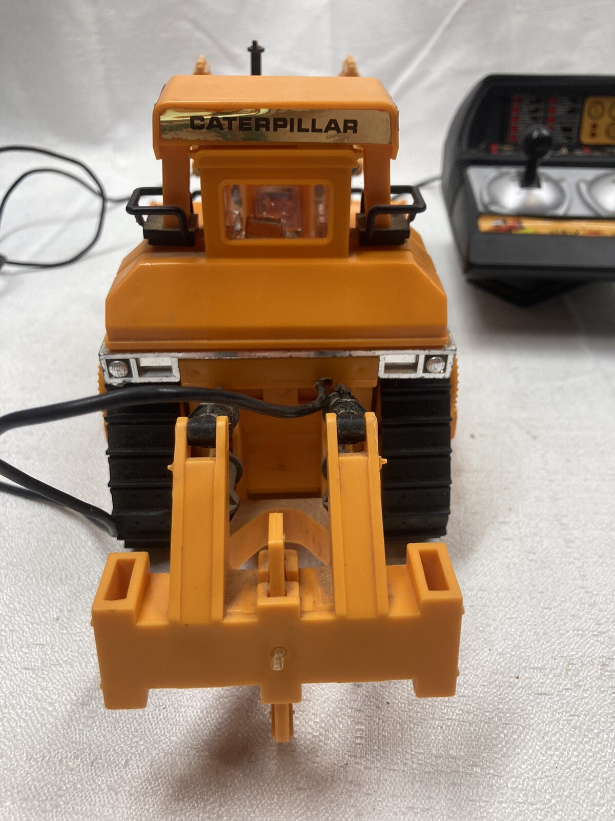 New Bright Caterpillar Bulldozer D9L Wired Remote VTG 1988 Construction