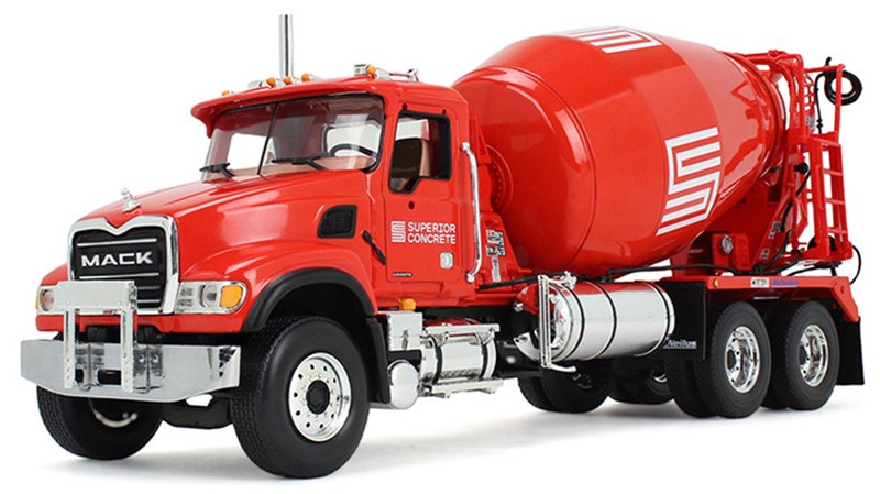 First Gear 10-4360 1:34 Superior Concrete Inc. Mack Granite MP w/ Mixer Diecast