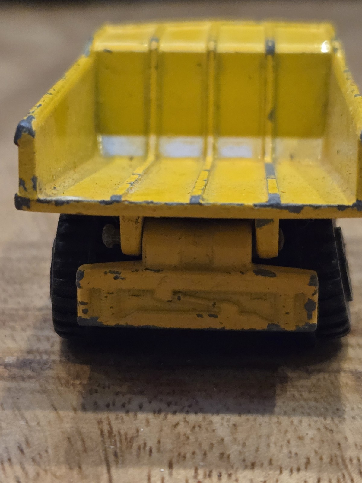 Matchbox Faun Dump Truck Diecast Metal – Yellow Black 1976