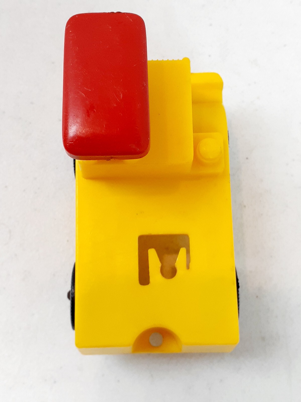 Vintage Mini Construction Toy Dump Truck Crane Cab 3.5″ Made in W. Germany 923