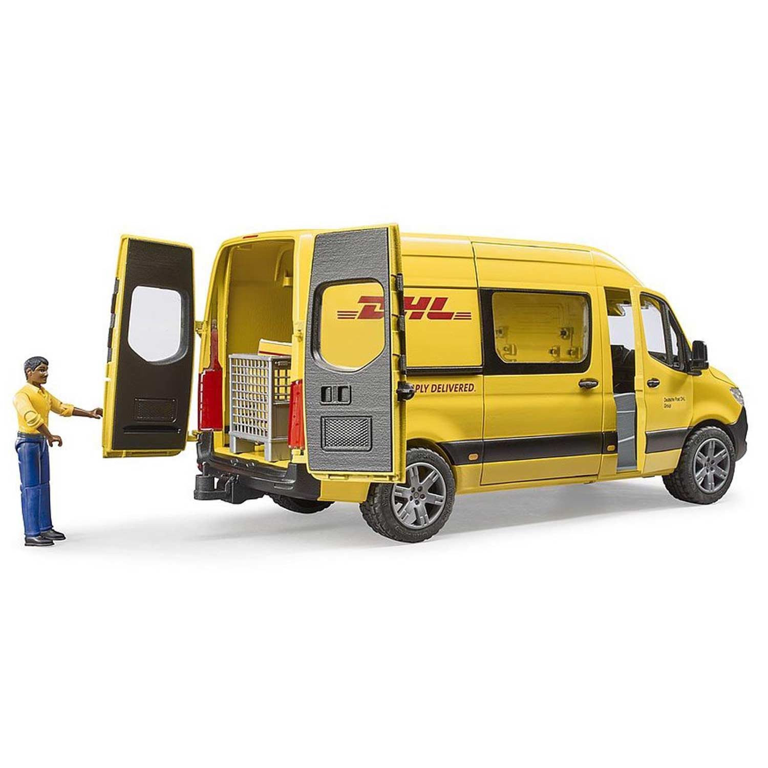 1/16 Bruder Mercedes-Benz Sprinter DHL Van with Driver 2671