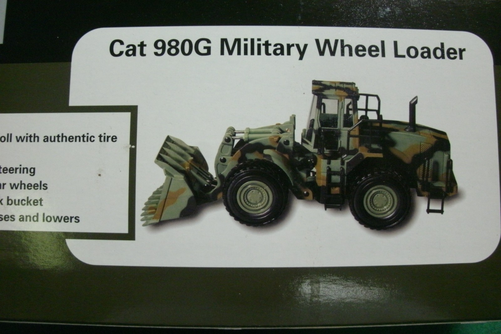 Military Caterpillar 980G Wheel Loader 1/50 SCALE , NORSCOT #55126 CORGI