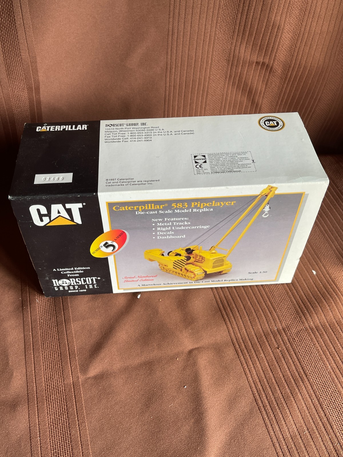 Caterpillar 583 Pipelayer Norscot Conrad 2875 1997 Limited Edition