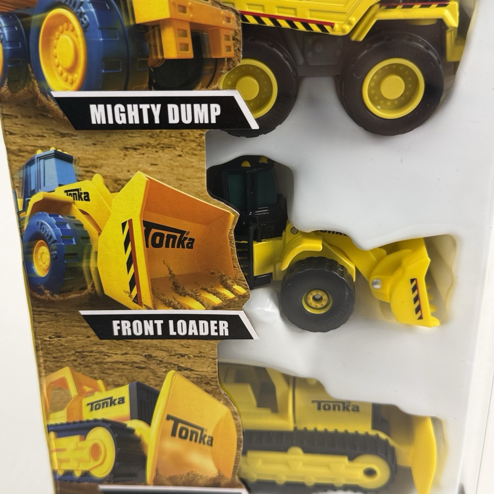 Tonka Metal Movers – 3 pack – Mighty Dump Truck, Front Loader & Bulldozer New