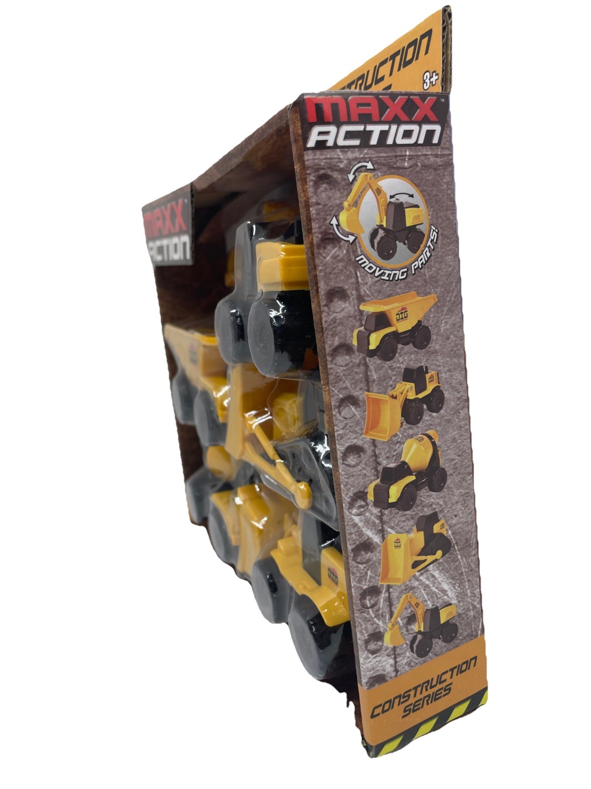 Maxx Action Construction & Farm Series Total Of 10 Trucks/tractors/trailers