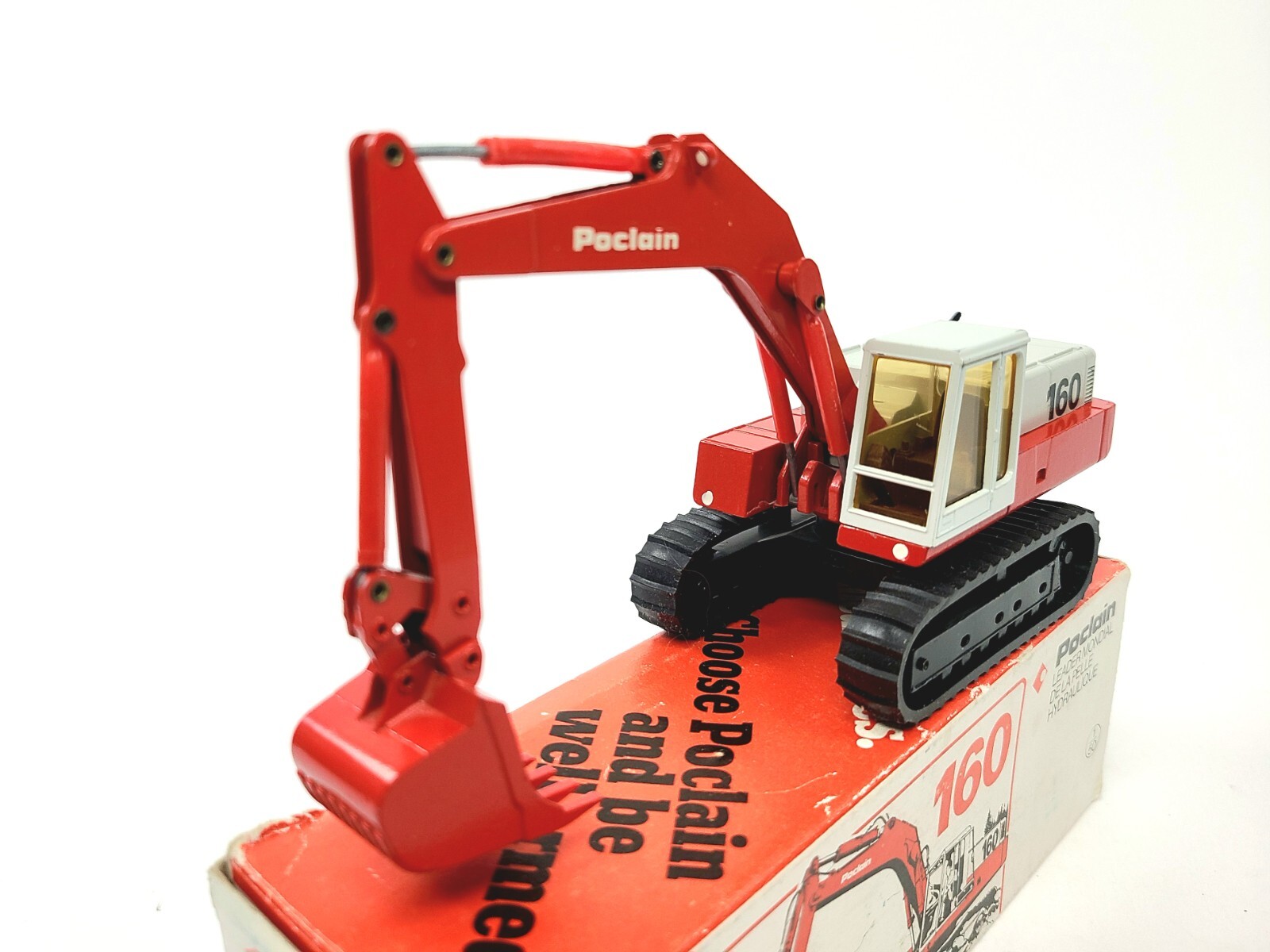 Poclain 160 Excavator – Conrad 1:50 Scale Diecast Model #2897
