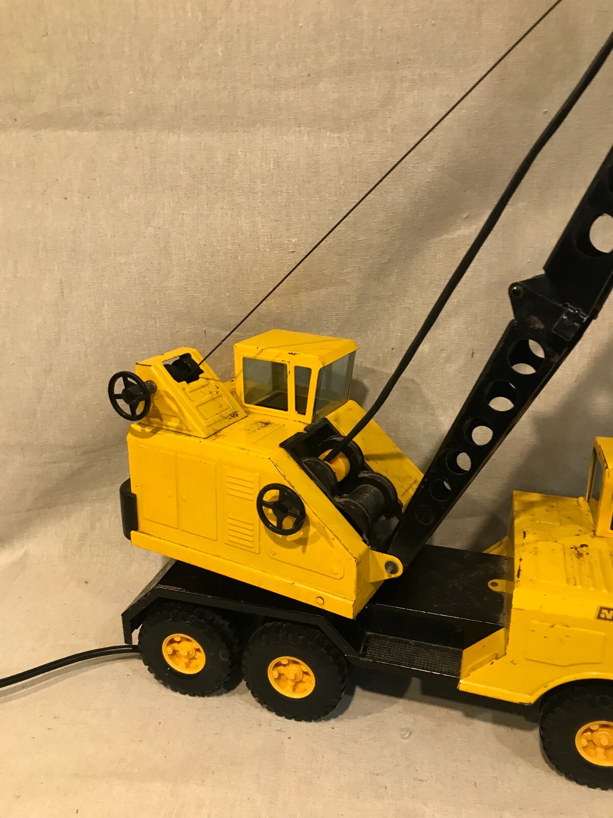 Vintage Nylint Michigan “wrecking ball” crane Toy 1970’s lamp.