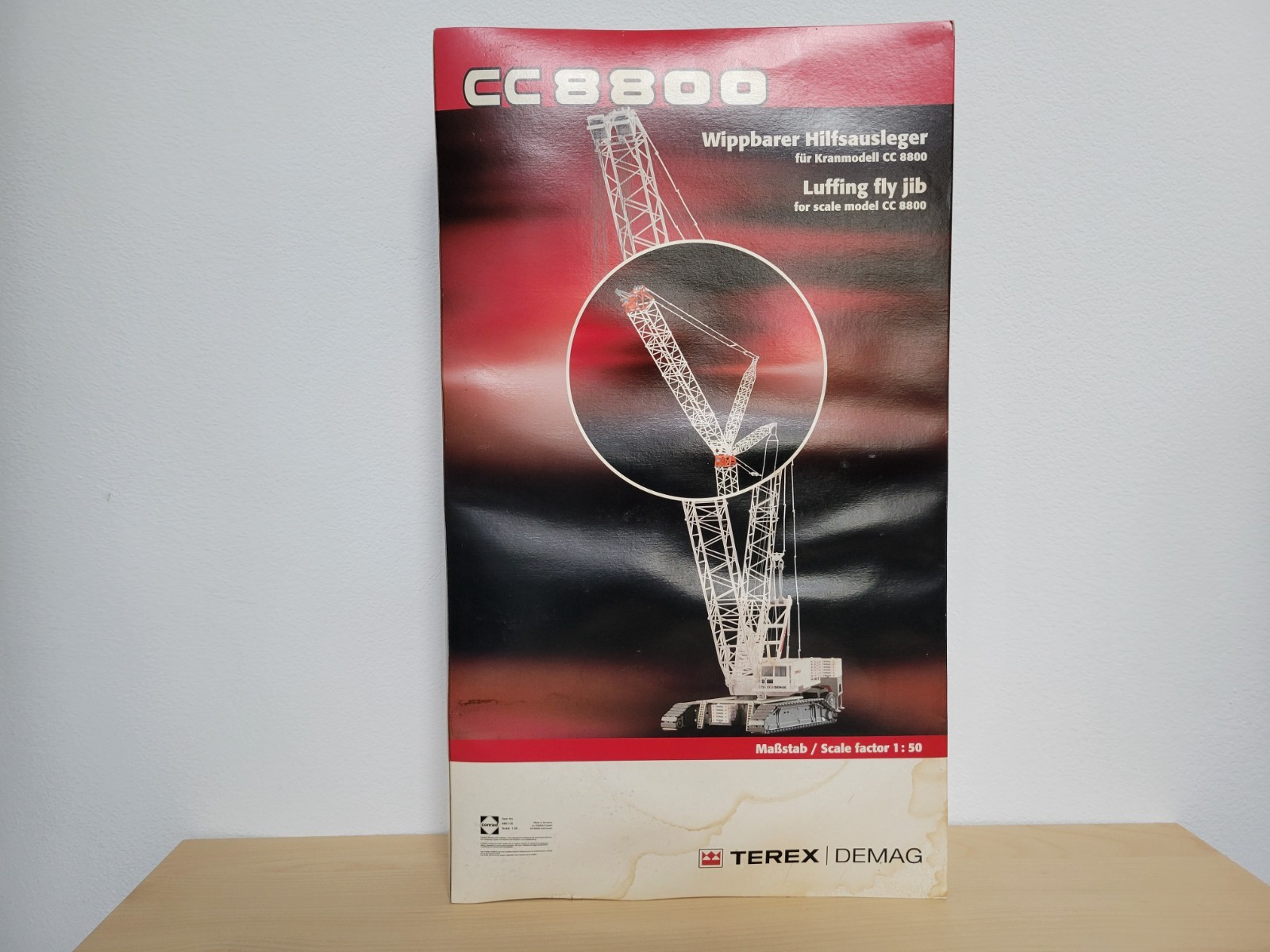 1/50 Conrad 98011/0 Terex Demag CC8800 Crane Luffing Fly Jib