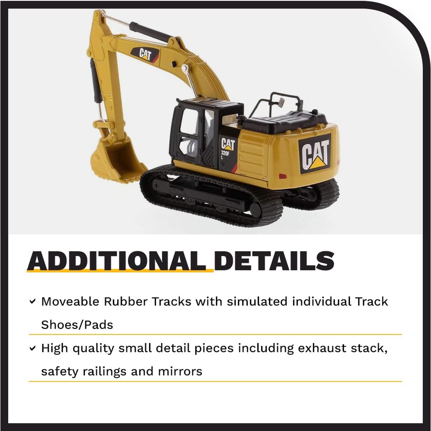 Diecast Masters 1:64 Scale Caterpillar 320F L Hydraulic Excavator Model 85690…