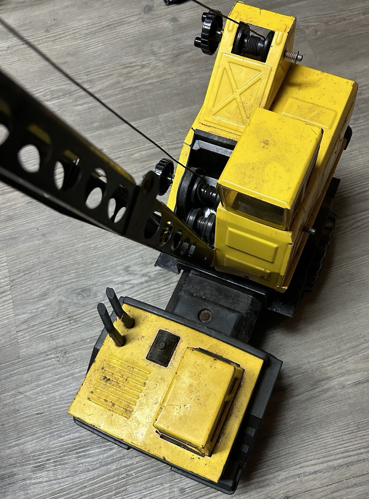 Vintage Tonka Turbo-Diesel Crane 54782 A *Missing Bucket/Scoop* Made In USA*