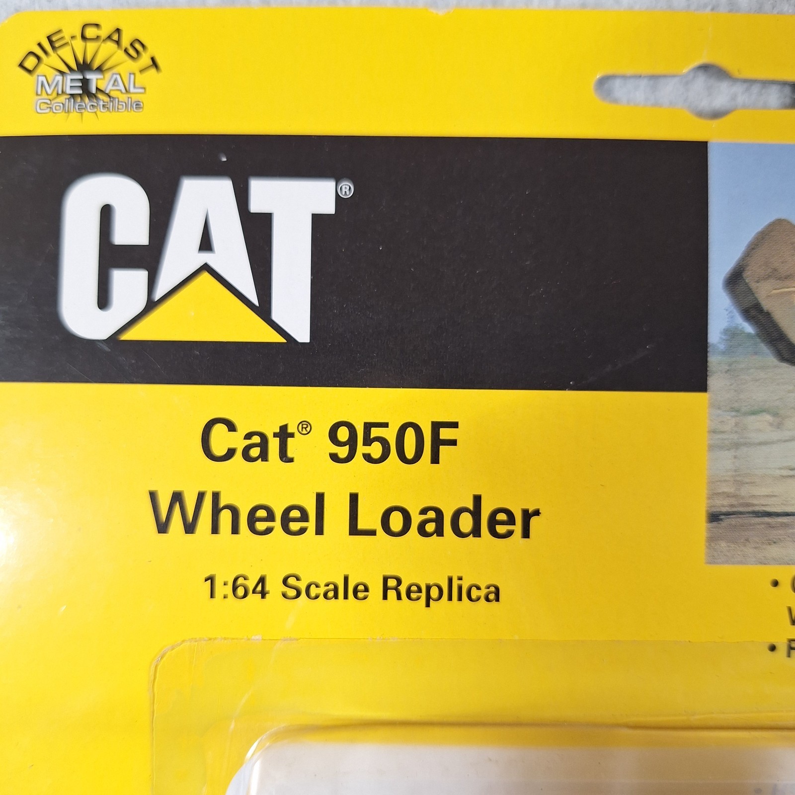 Vintage 1998 Norscot CAT 950F Wheel Loader 1:64 Scale Die Cast