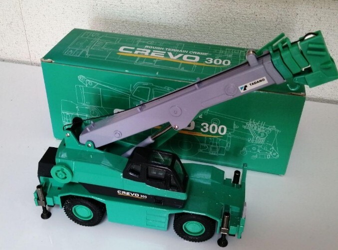 Tadano Rough Terrain Crane CREVO 300 Miniature Green Rare