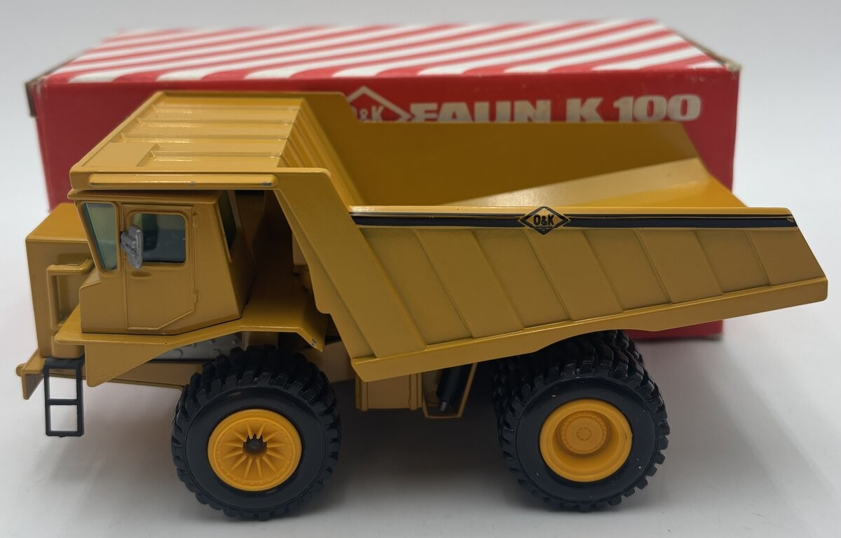 O&K 2214 1:50 Faun K100 Mining Dump Truck Diecast EX/Box