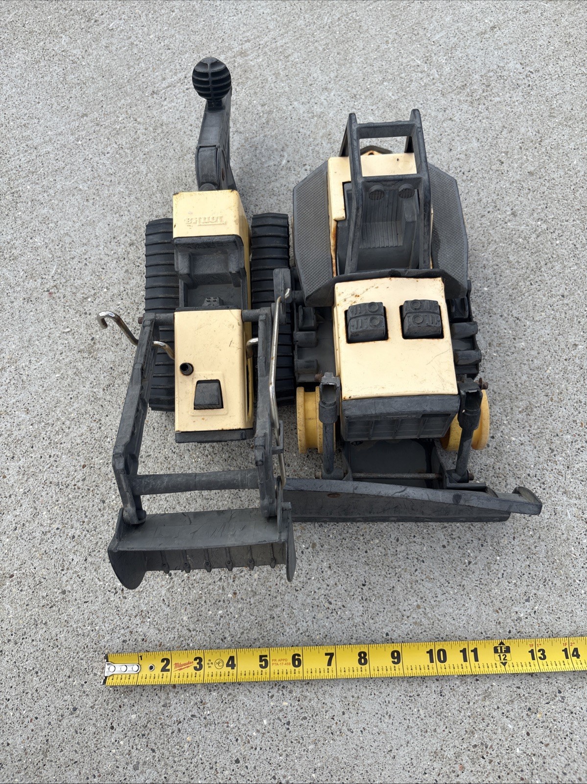 Tonka Front End Loader Backhoe And Tonka Bulldozer!