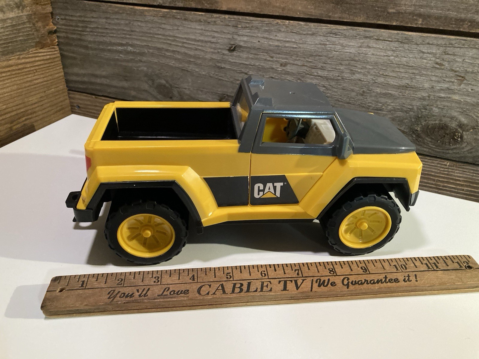 Toy State CAT Truck Trailer & Skid Steer Loader Truck Toy Caterpillar EUC￼