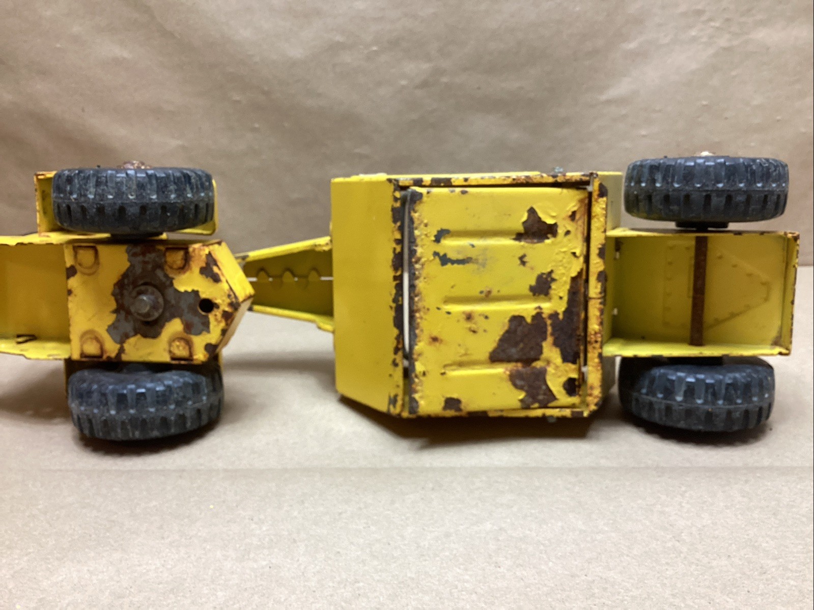 Tonka Mini Mighty Earth Mover Metal Scraper 60s 70s Rough Condition Works