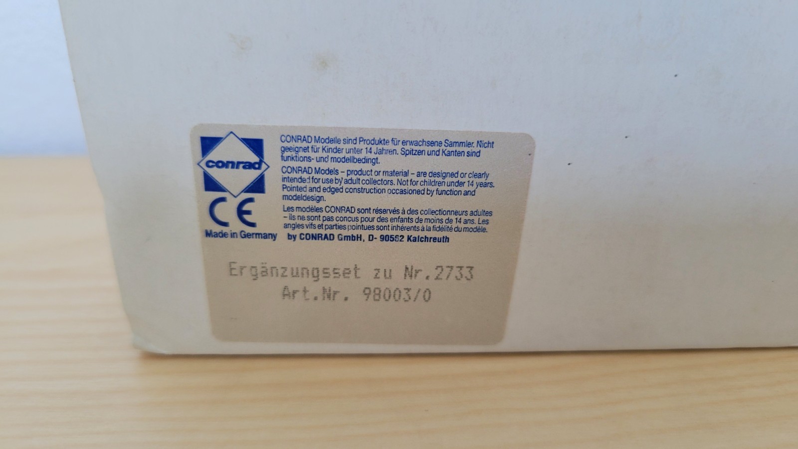 1/50 Conrad 98003 Sennebogen 5500 Crawler Crane – Boom Extension Kit
