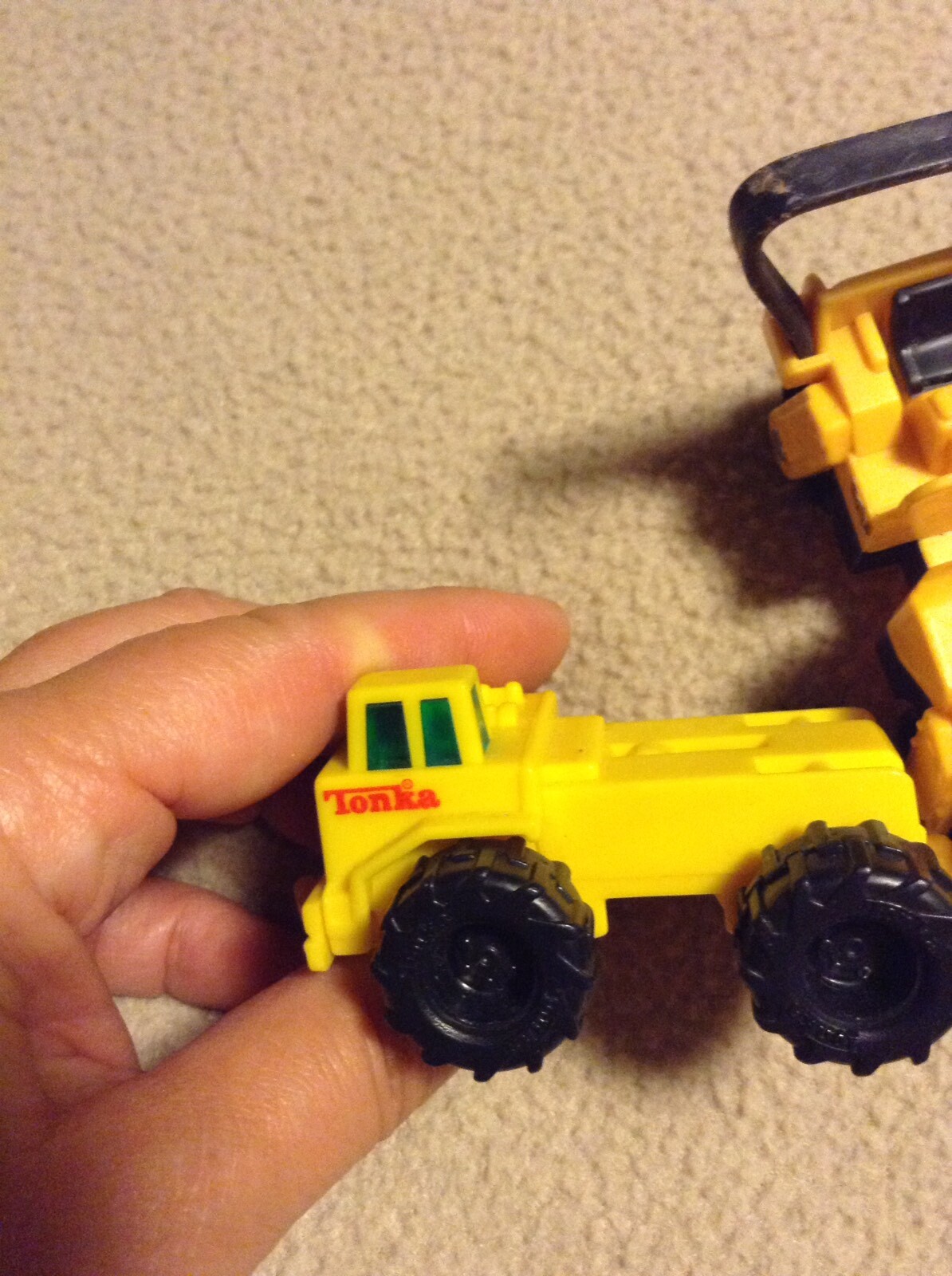 Contruction Vehicle Lot Toy State CAT Metal & Plastic All Work VGC